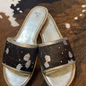 Never worn lane boot slides